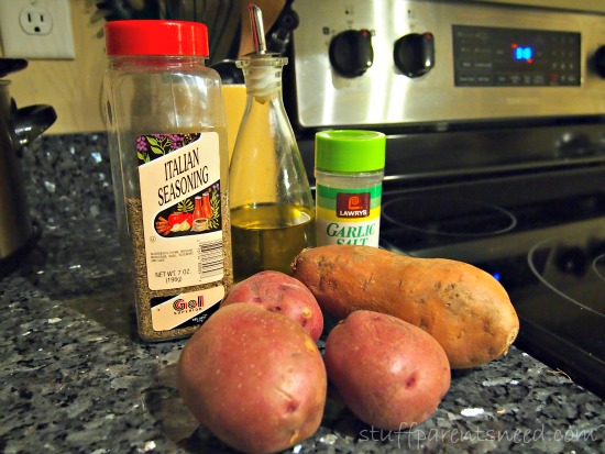 ingredients needed to make roasted potatoes